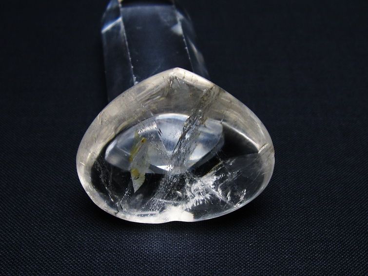水晶 ハート置物 一点物 145-1539