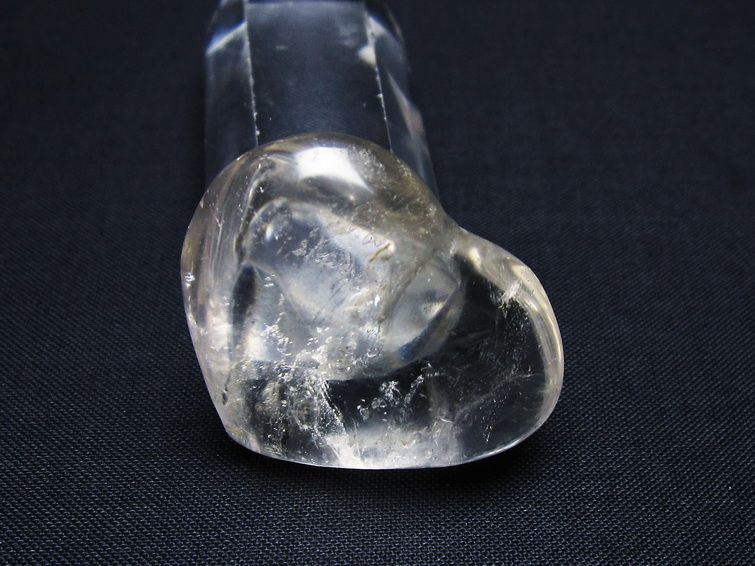 水晶 ハート置物 一点物 145-1540