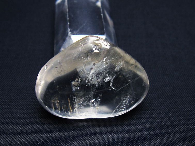 水晶 ハート置物 一点物 145-1540