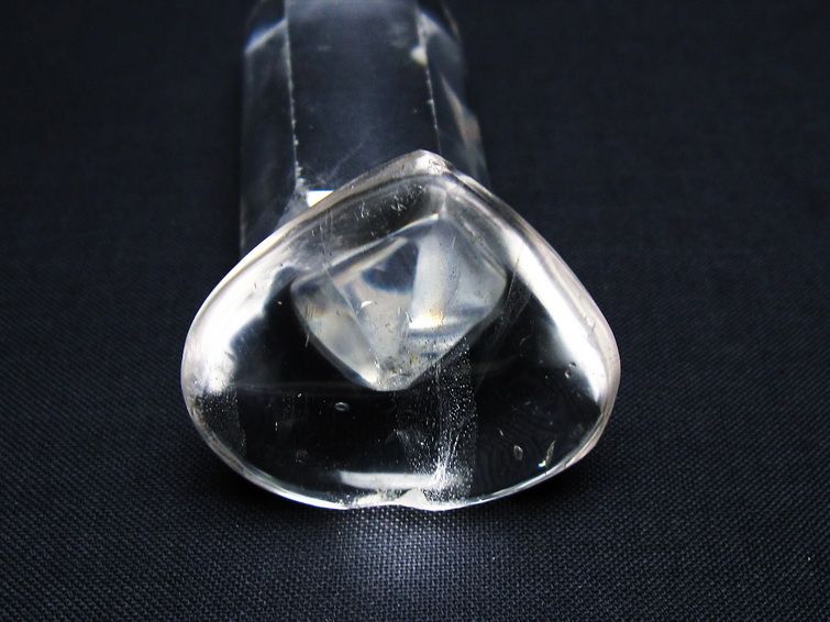 水晶 ハート置物 一点物 145-1541