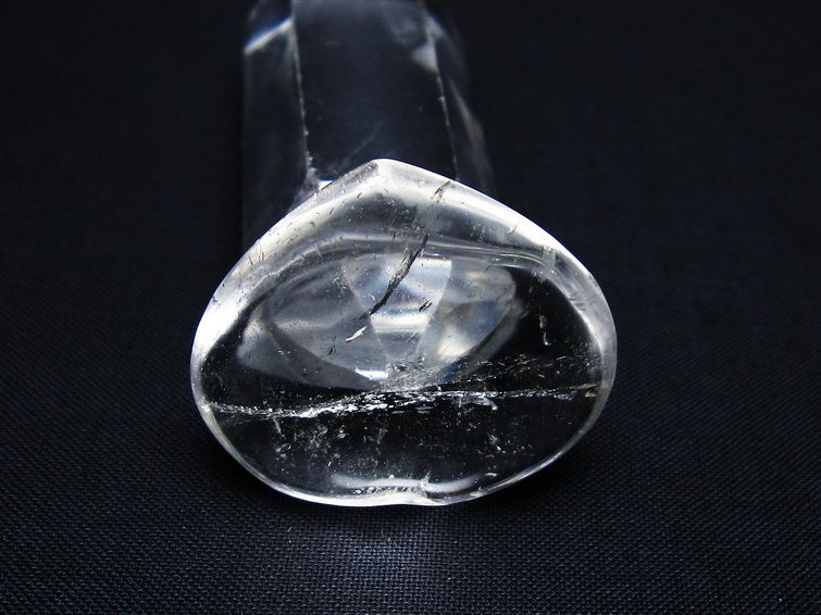 水晶 ハート置物 一点物 145-1542