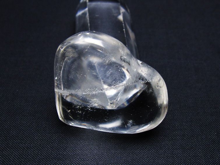 水晶 ハート置物 一点物 145-1545