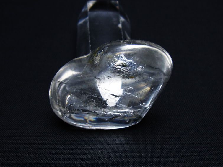 水晶 ハート置物 一点物 145-1547