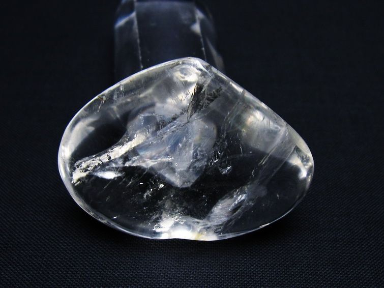 水晶 ハート置物 一点物 145-1547