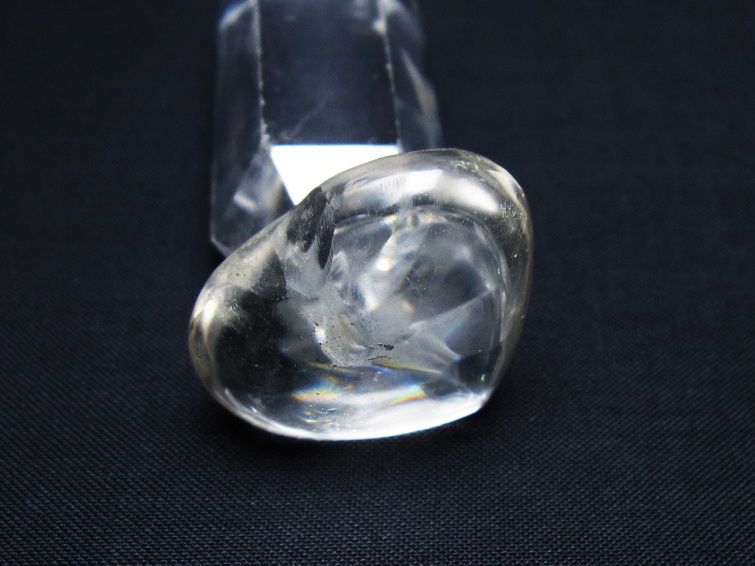 水晶 ハート置物 一点物 145-1548