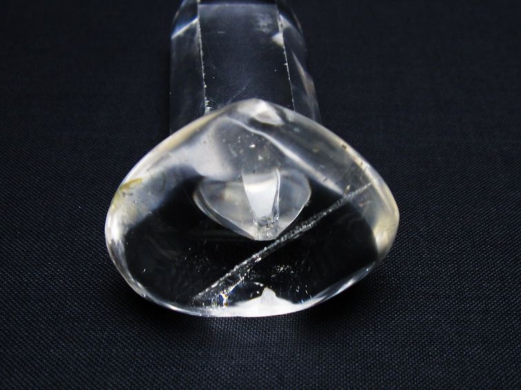 水晶 ハート置物 一点物 145-1549