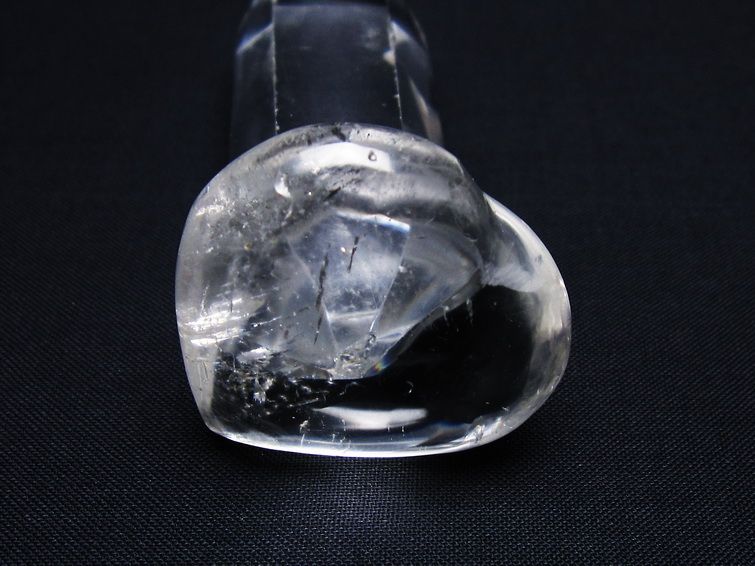水晶 ハート置物 一点物 145-1550