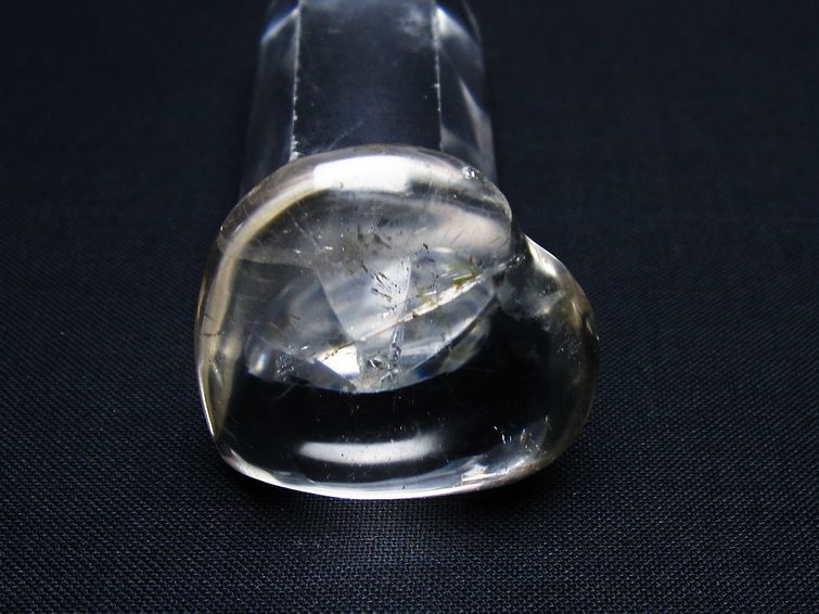 水晶 ハート置物 一点物 145-1551