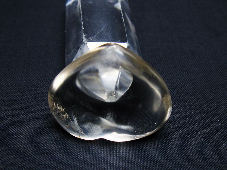 水晶 ハート置物 一点物 145-1552