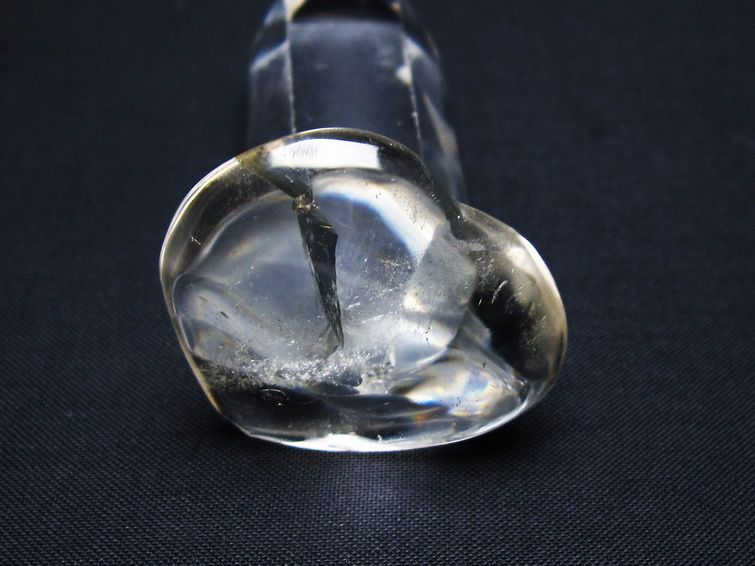 水晶 ハート置物 一点物 145-1553