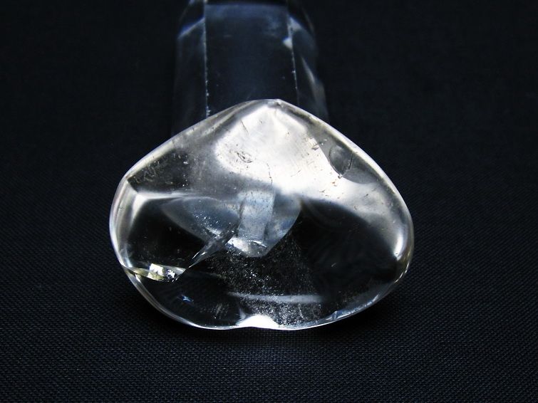 水晶 ハート置物 一点物 145-1553