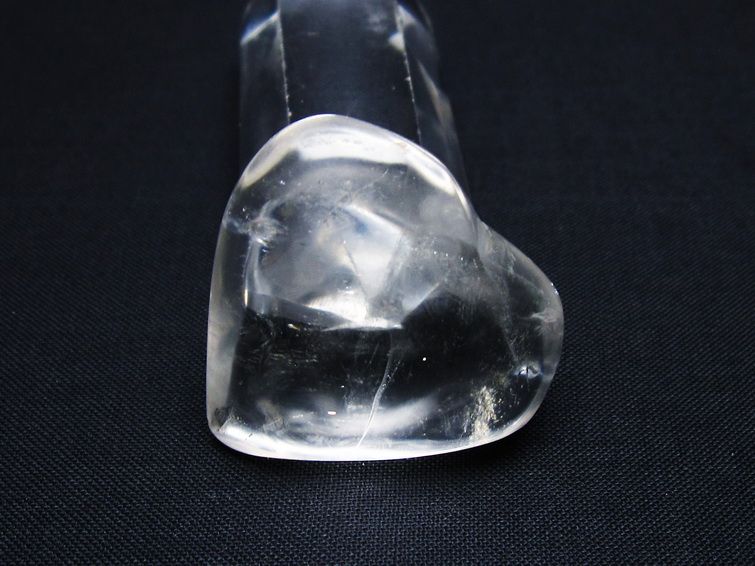 水晶 ハート置物 一点物 145-1554
