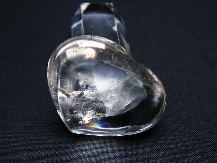 水晶 ハート置物 一点物 145-1555