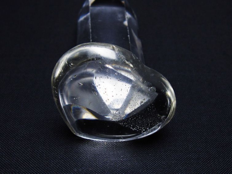 水晶 ハート置物 一点物 145-1556