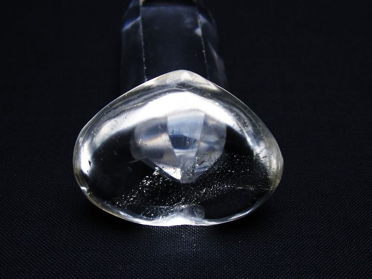 水晶 ハート置物 一点物 145-1556