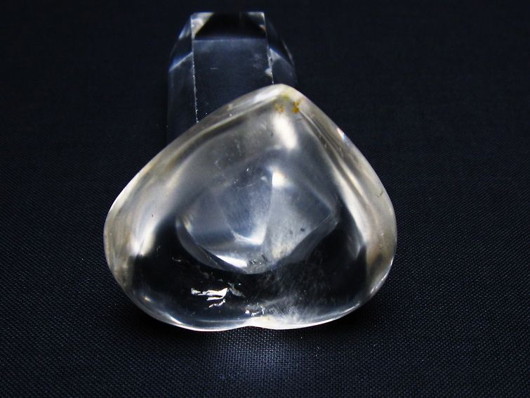水晶 ハート置物 一点物 145-1558