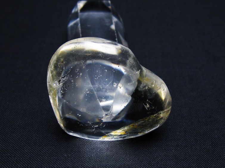 水晶 ハート置物 一点物 145-1560