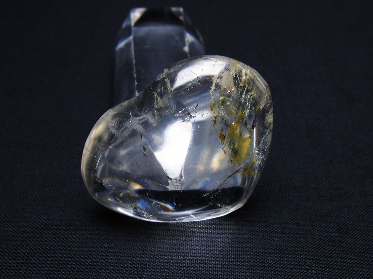 水晶 ハート置物 一点物 145-1560