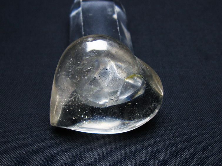 水晶 ハート置物 一点物 145-1562