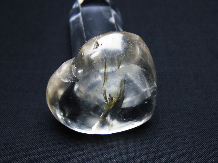 水晶 ハート置物 一点物 145-1563