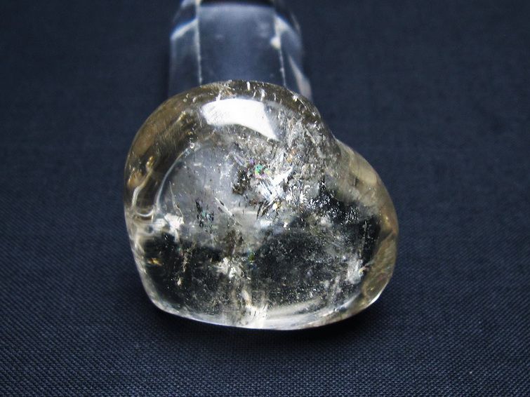 水晶 ハート置物 一点物 145-1564