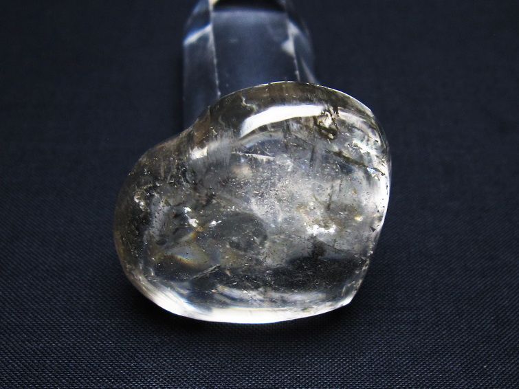 水晶 ハート置物 一点物 145-1564
