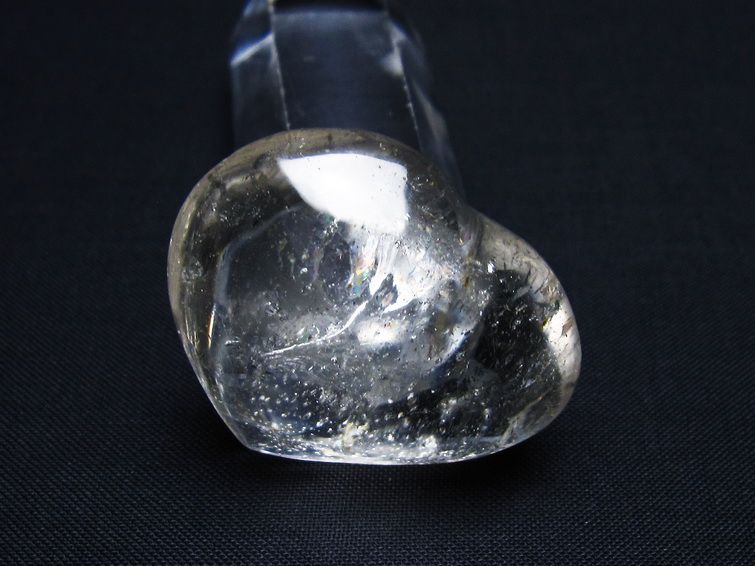 水晶 ハート置物 一点物 145-1565