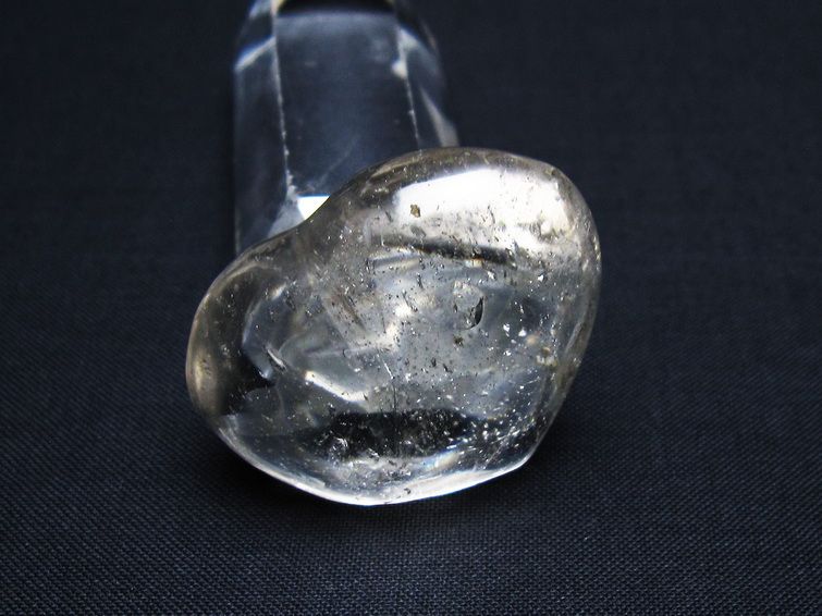 水晶 ハート置物 一点物 145-1565