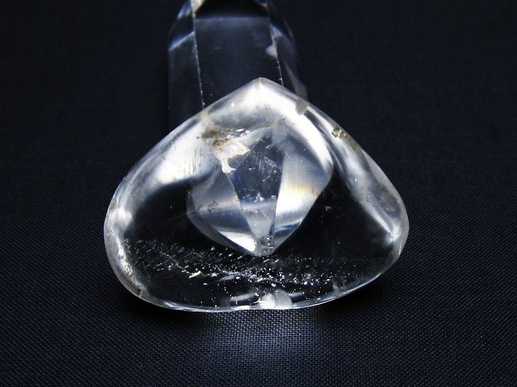 水晶 ハート置物 一点物 145-1566