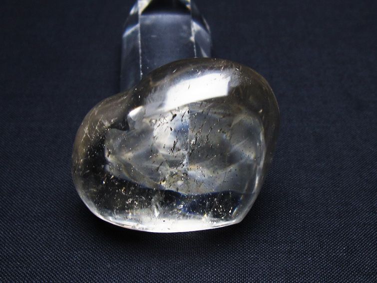 水晶 ハート置物 一点物 145-1567