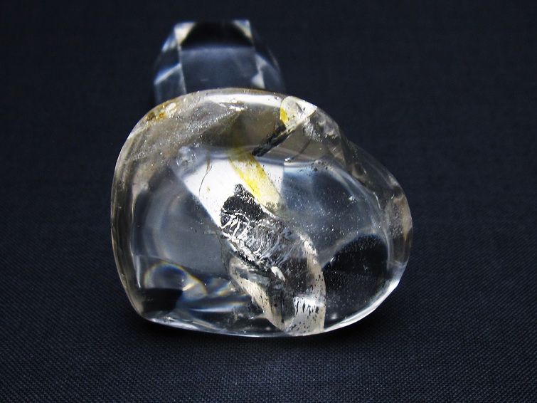 水晶 ハート置物 一点物 145-1568