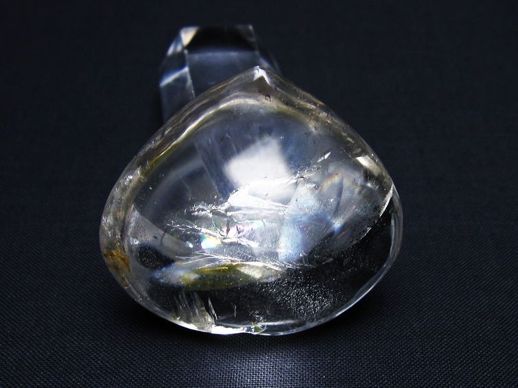 水晶 ハート置物 一点物 145-1568