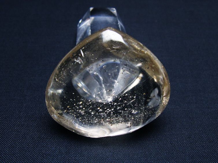水晶 ハート置物 一点物 145-1569