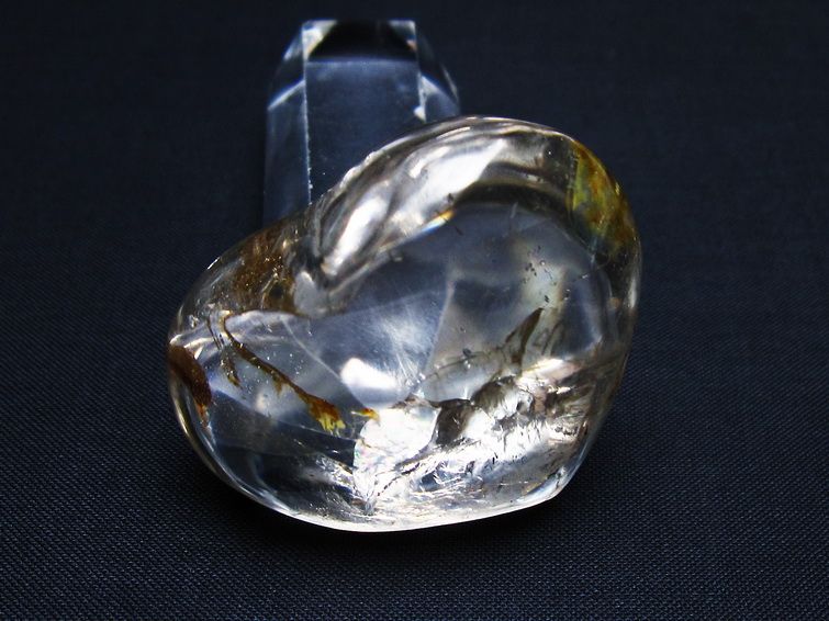 水晶 ハート置物 一点物 145-1572