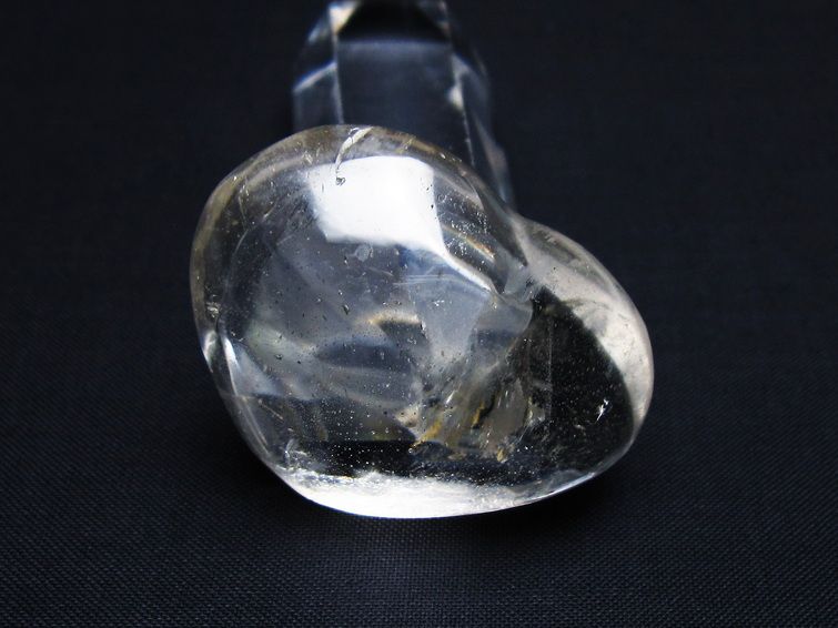 水晶 ハート置物 一点物 145-1574