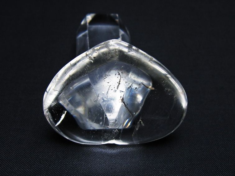 水晶 ハート置物 一点物 145-1576