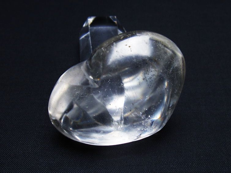 水晶 ハート置物 一点物 145-1578