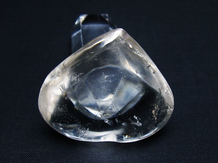 水晶 ハート置物 一点物 145-1579