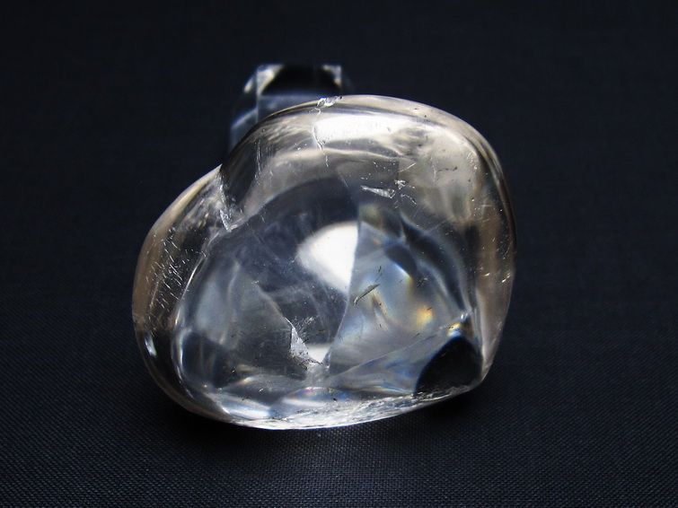 水晶 ハート置物 一点物 145-1580