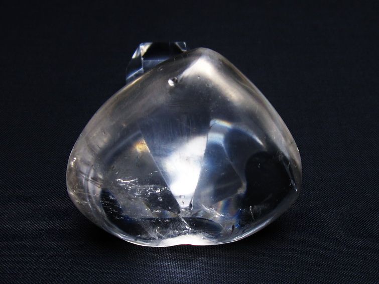 水晶 ハート置物 一点物 145-1581