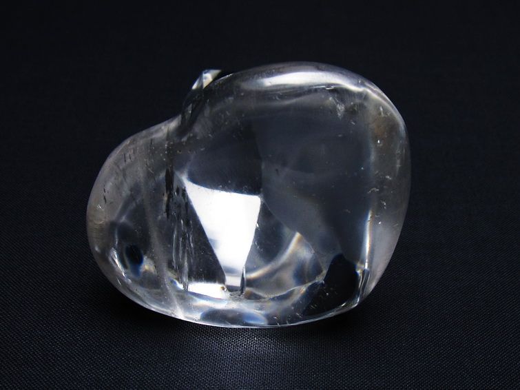 水晶 ハート置物 一点物 145-1582