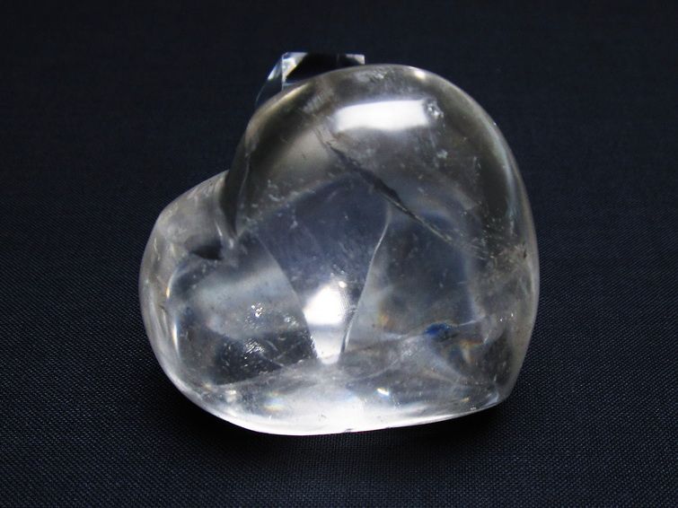 水晶 ハート置物 一点物 145-1583