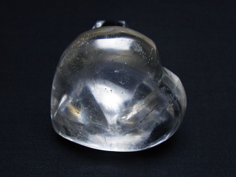 水晶 ハート置物 一点物 145-1583