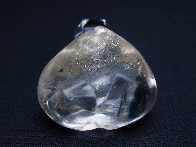 水晶 ハート置物 一点物 145-1583