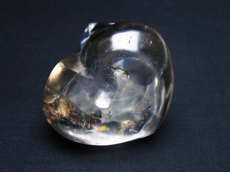 水晶 ハート置物 一点物 145-1584