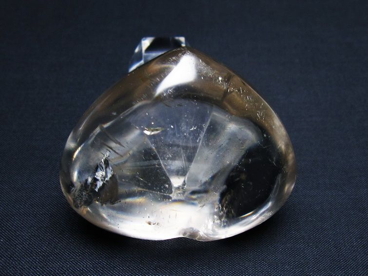 水晶 ハート置物 一点物 145-1584