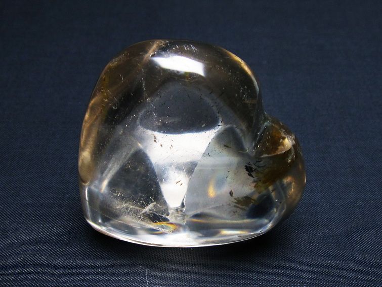 水晶 ハート置物 一点物 145-1585