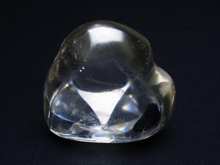 水晶 ハート置物 一点物 145-1586