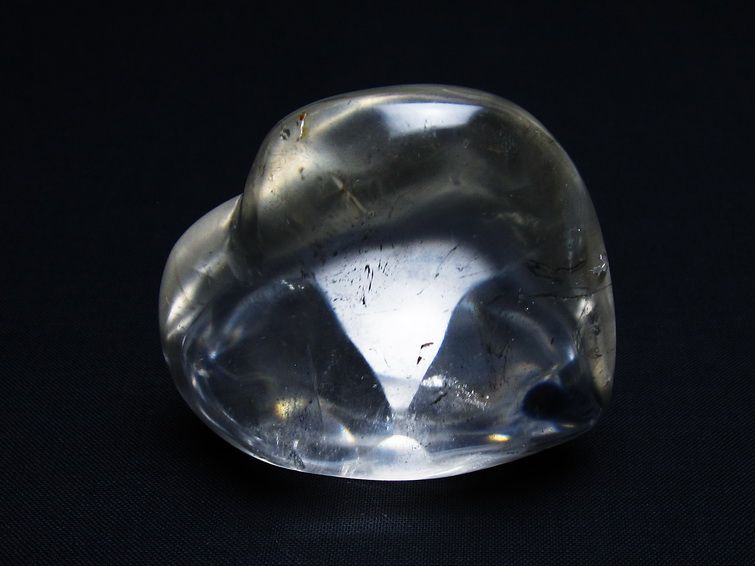 水晶 ハート置物 一点物 145-1586