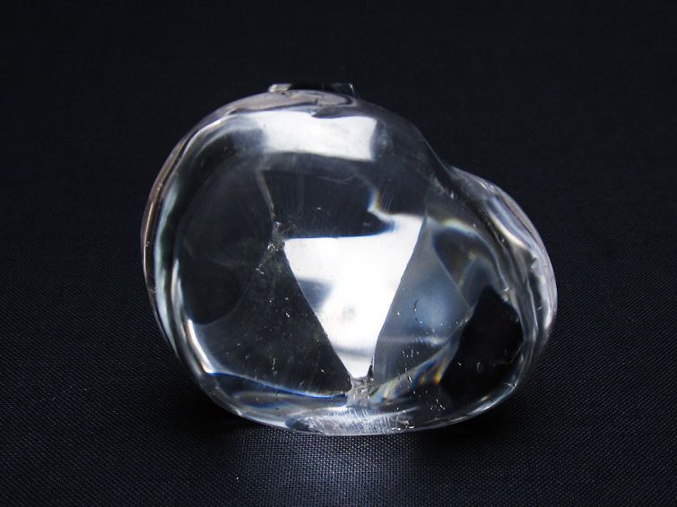 水晶 ハート置物 一点物 145-1590